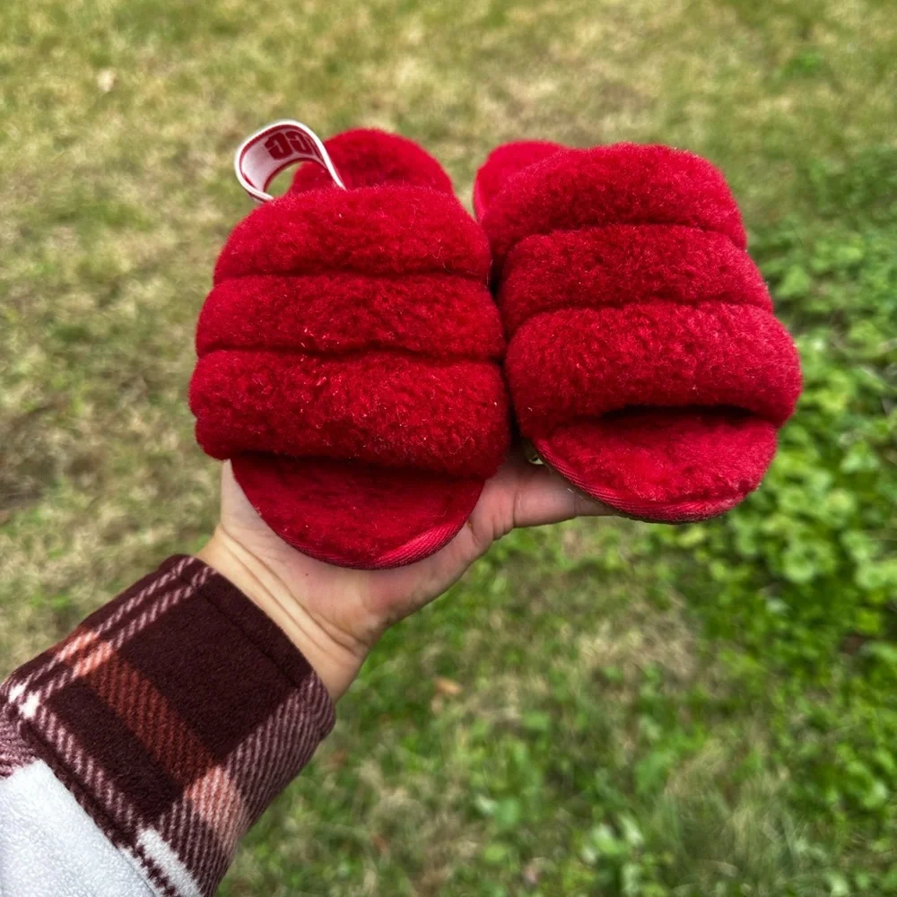Toddler Ugg slippers with strap